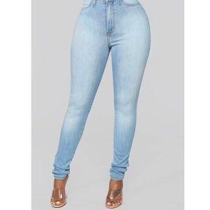 FashionNova Classic High Waist Skinny Jeans